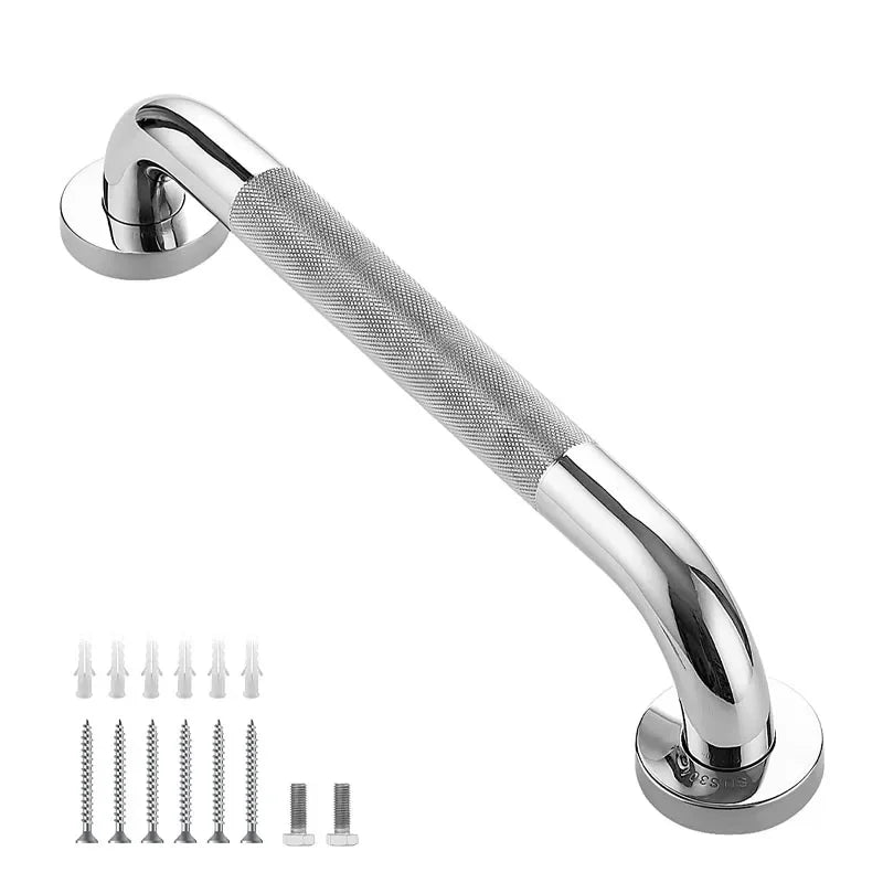 Handrail Grab Bar Stainless Steel 300/400/500Mm Anti Slip Shower Safety Support Handle Towel Rack Bathroom Tub Toilet Oasis Select FS-40cm