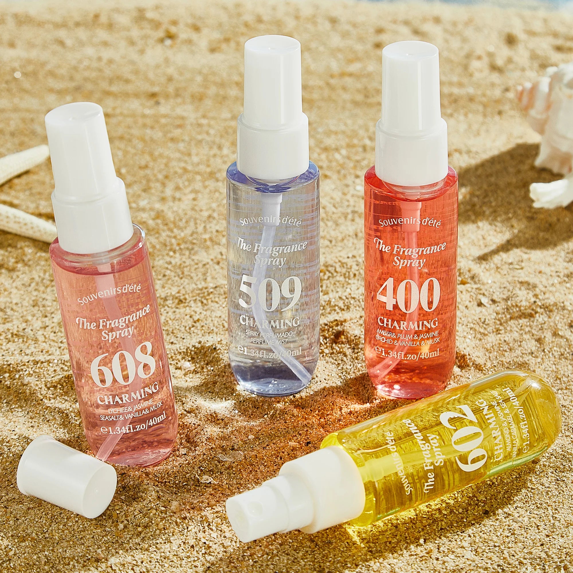 4-Piece Alcohol-Free Body & Hair Fragrance Spray Set – Gift Body Fragrance Spray Oasis Select