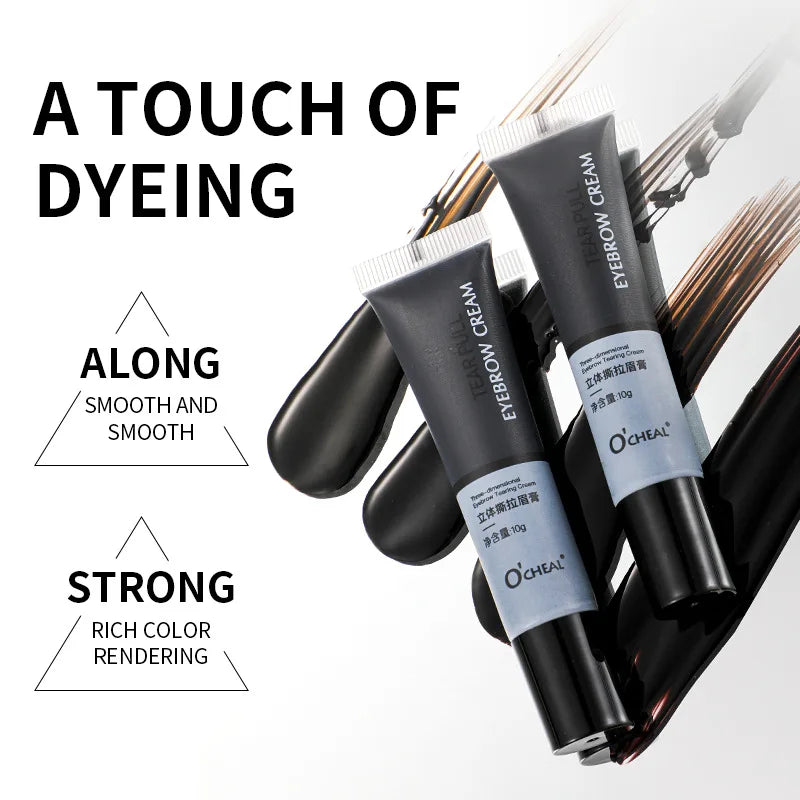 OCHEAL 3D Waterproof Eyebrow Gel – Peel-Off Smudge-Proof Cream