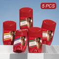 Men Sandalwood Deodorant Stick Sweating Keep Drying Lasting Fragrance Remove Armpit Odor Underarm Refresh Sticks Refresh 5Pcs Oasis Select set