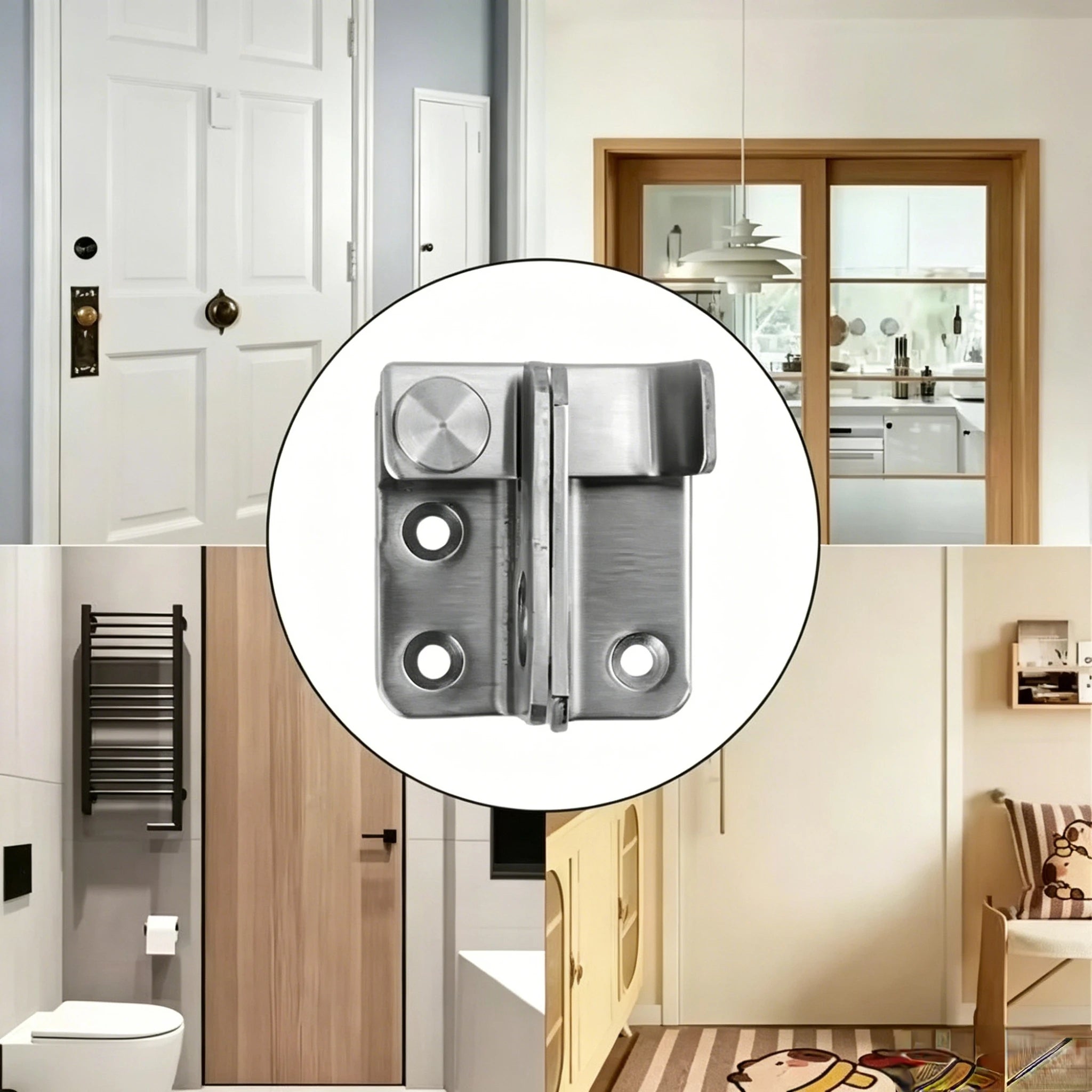 1pc Flip Latch Gate Latches Slide Bolt Latch Safety Door Lock Catch For BarnCabinet Pet Cage Garden Bathroom Garage Window Slid Oasis Select