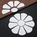 44Pcs/Bag 39/56/71mm Dresden Paper Plate Paper Mold For Patchwork Works 40 Pieces Petal + Round Flower Core 4 Pieces DIY Craft Oasis Select 71mm