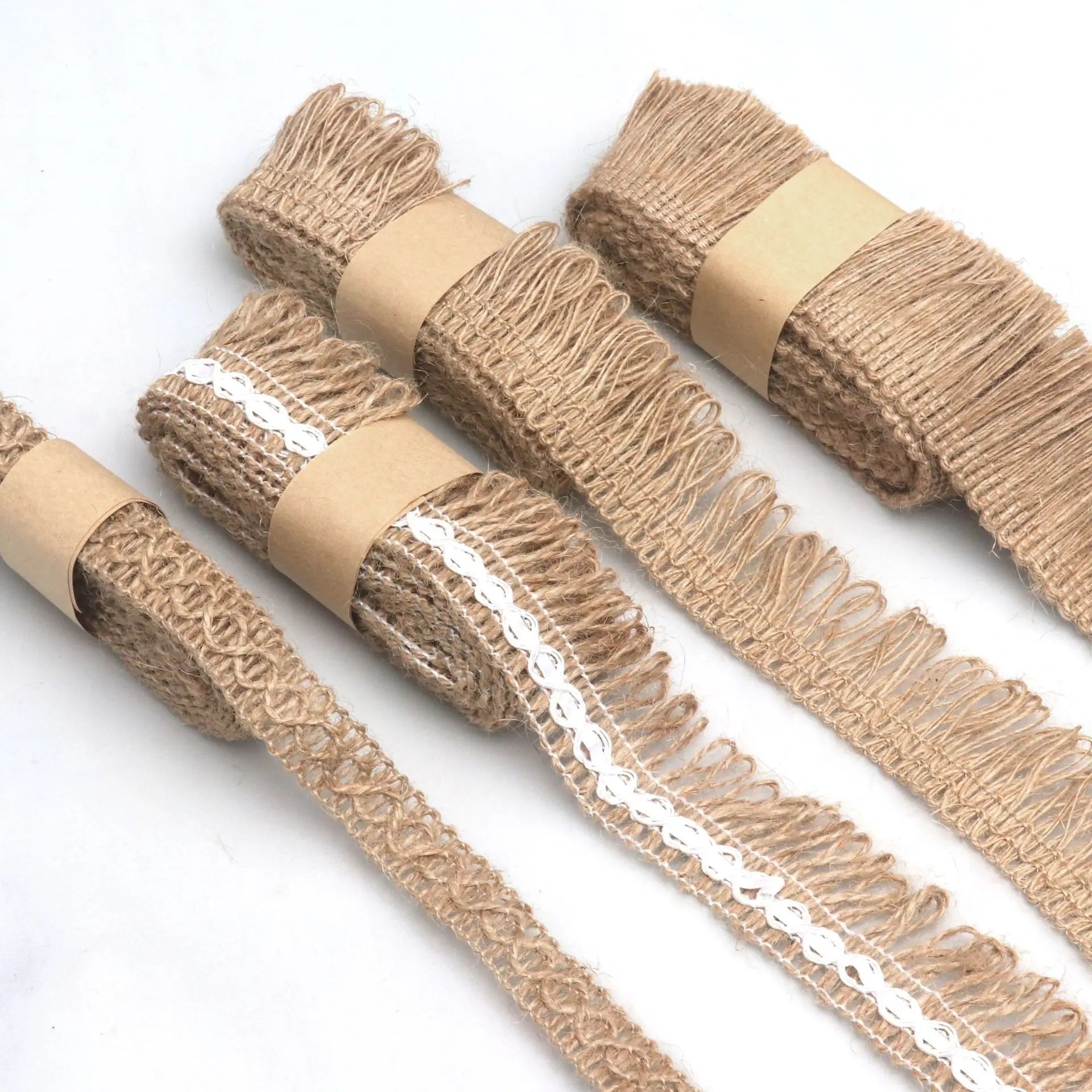 Natural Jute Lace Ribbon 2 Yards – Rustic Wedding & Gift Wrap