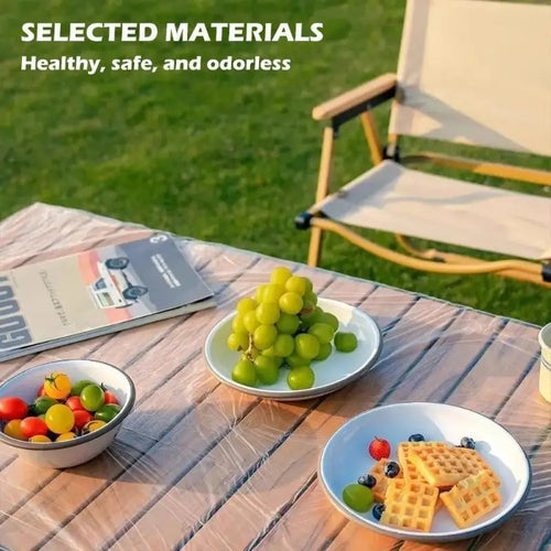 10-Pack Disposable Waterproof Table Covers – Elastic Edge Disposable Tablecloth Oasis Select