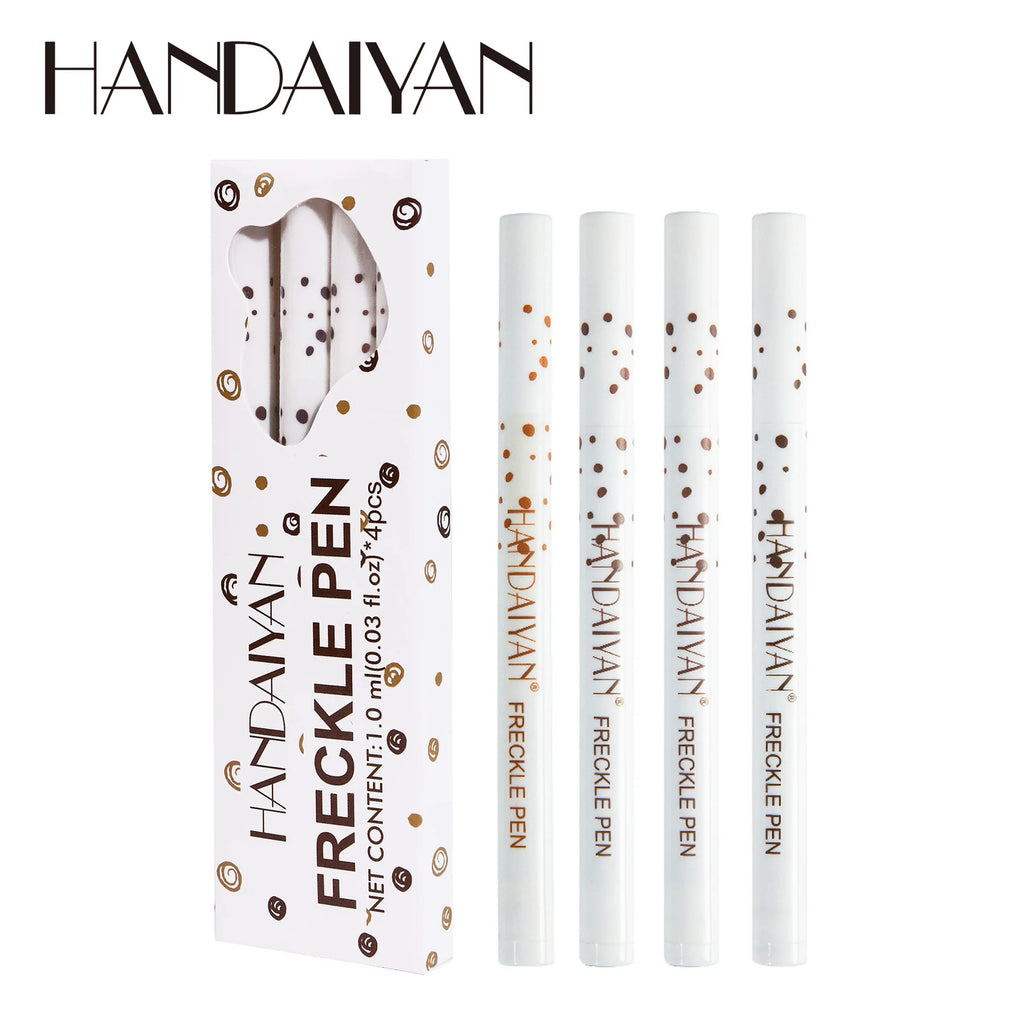 Handaiyan Fake Freckle Pen Set 4PCS – Waterproof Sun-Kissed