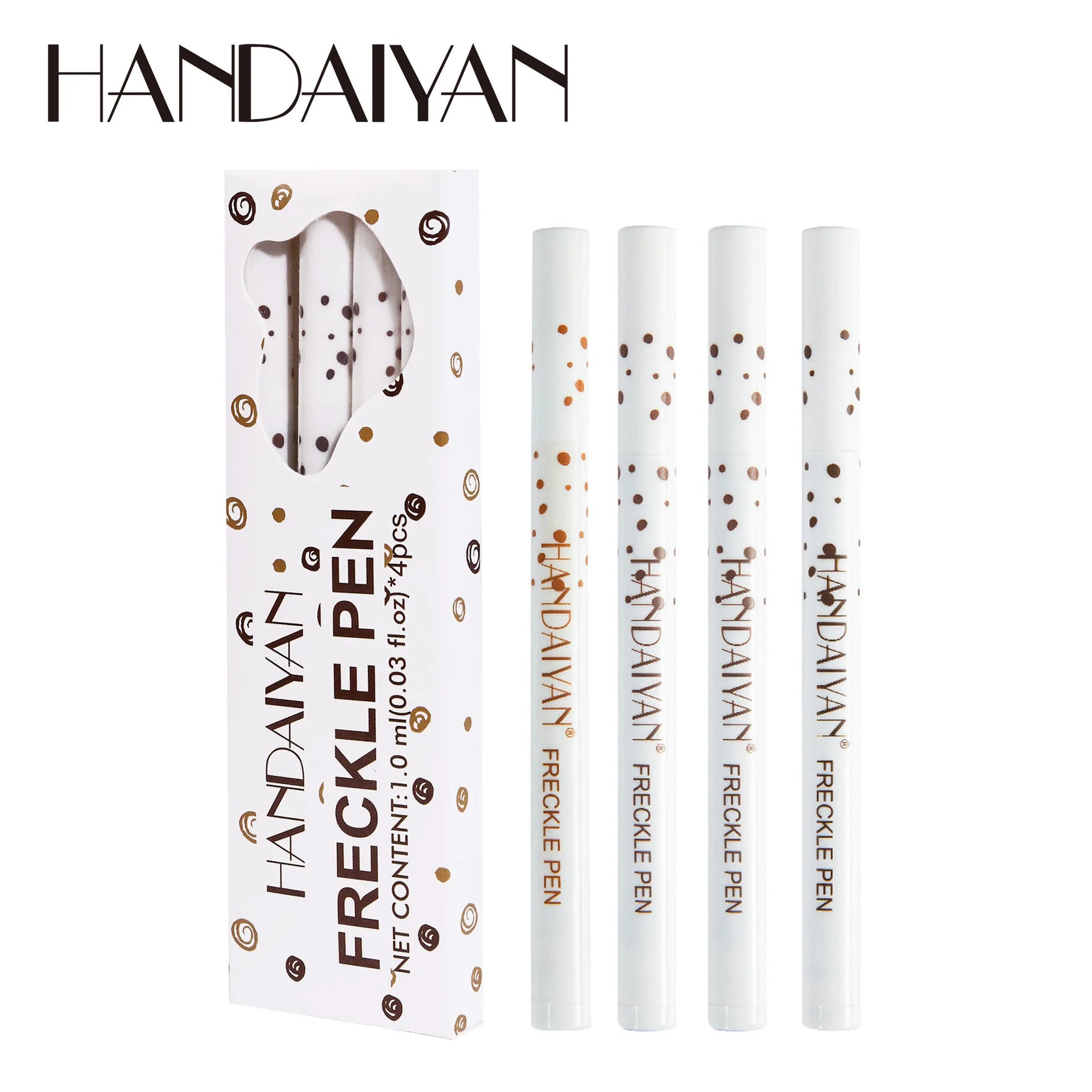Handaiyan Fake Freckle Pen Set 4PCS – Waterproof Sun-Kissed