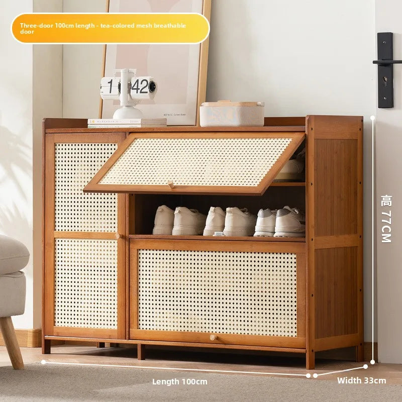 Shoe cabinet entrance, household corridor entrance door, entrance door, integrated balcony storage Oasis Select Three doors 100