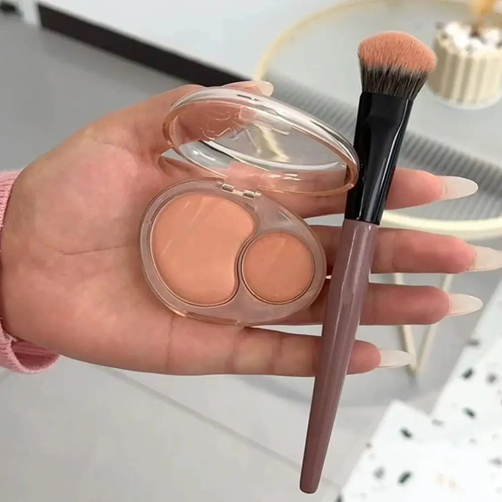 Angled Powder Blush Brush – Soft Synthetic Makeup Brush Makeup Brush Oasis Select