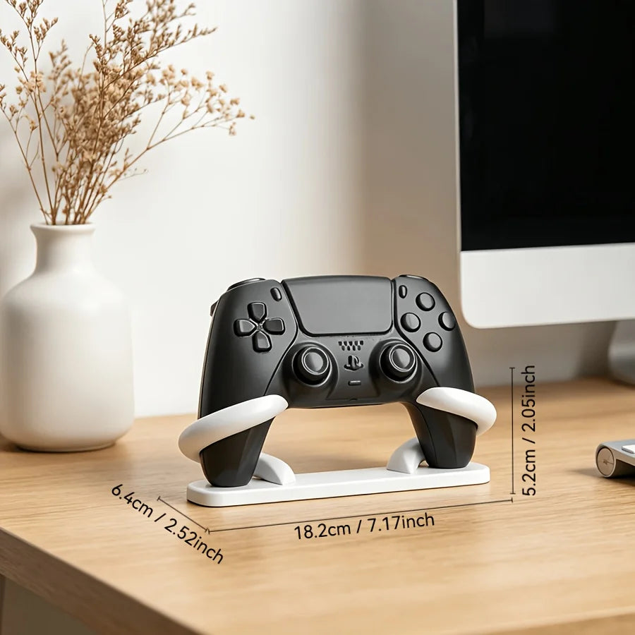 minimalism Game Controller Holder 3D Printed Anti-Slip Desk Stand Universal Gamepad Mount PS5 PS4 Xbox Gaming Desktop Organizer Oasis Select
