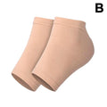 Plantar Fasciitis Heel Socks Anti-Crack Elastic Cloth For Achilles Tendonitis Calluses Spurs Cracked Feet Pain Relief Heel Pads Oasis Select skin color