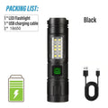 Led Flashlight Strong High Power Rechargeable Led Flashlight With Battery Torch For Fishing Hunting Camping Lanter Oasis Select CY011