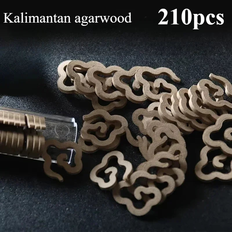 5 Bottle of Small Xiangyun Coiled Incense Nha Trang Agarwood and Sandalwood ambergris , Multiple Scents (42 Pieces Per Bottle) Oasis Select Kalimantan agarwood