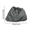 Scooter Leg Guard Waterproof Comfortable Thermal Motorcycle Leg Protector Wind Guard for Adults Men Women Outdoor Commuting Oasis Select Black