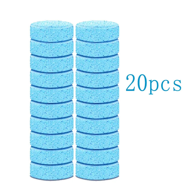 10/30/60Pcs Solid Cleaner Car Windscreen Wiper Effervescent Tablets Glass Toilet Cleaning Car Accessories Oasis Select 20pcs