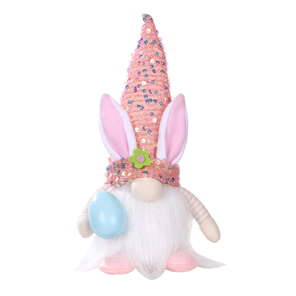 Easter Bunny Plush Figurine – Spring Home & Garden Decor Easter Bunny Figurine Oasis Select F One Size