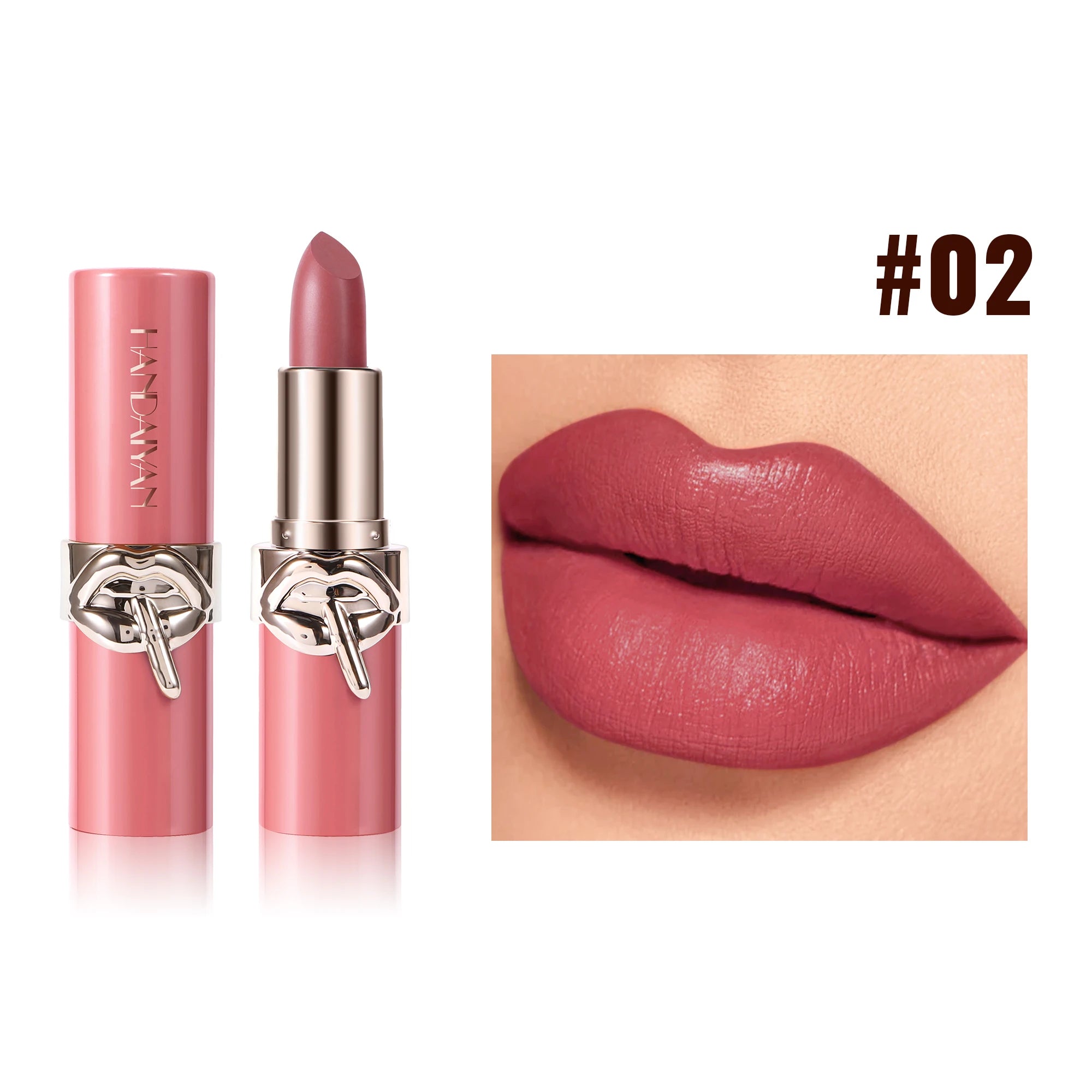HANDAIYAN Velvet Matte Lipstick | Moisturizing, Waterproof, 6 Shades