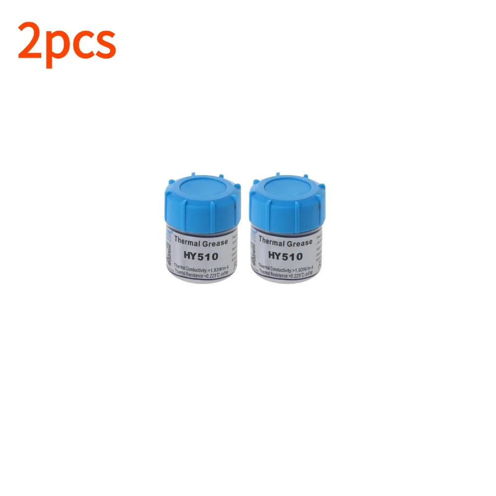 1/-10pcs 10g HY510 Silicone Thermal Paste CPU Thermal Paste For Conductive Grease Heatsink CPU GPU Chipset Notebook Cooling Oasis Select 2pcs