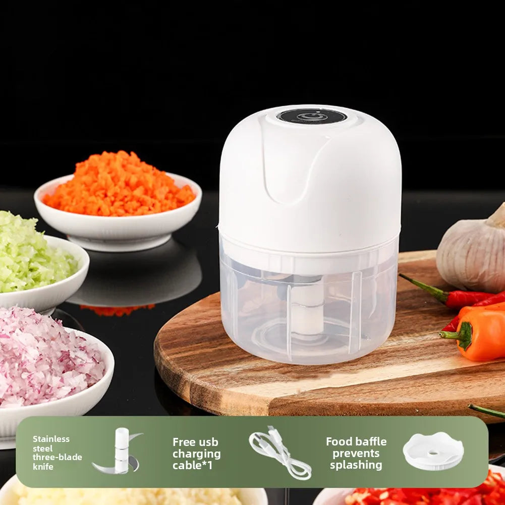 Electric Garlic Press & Ginger Chopper | USB Rechargeable Mini