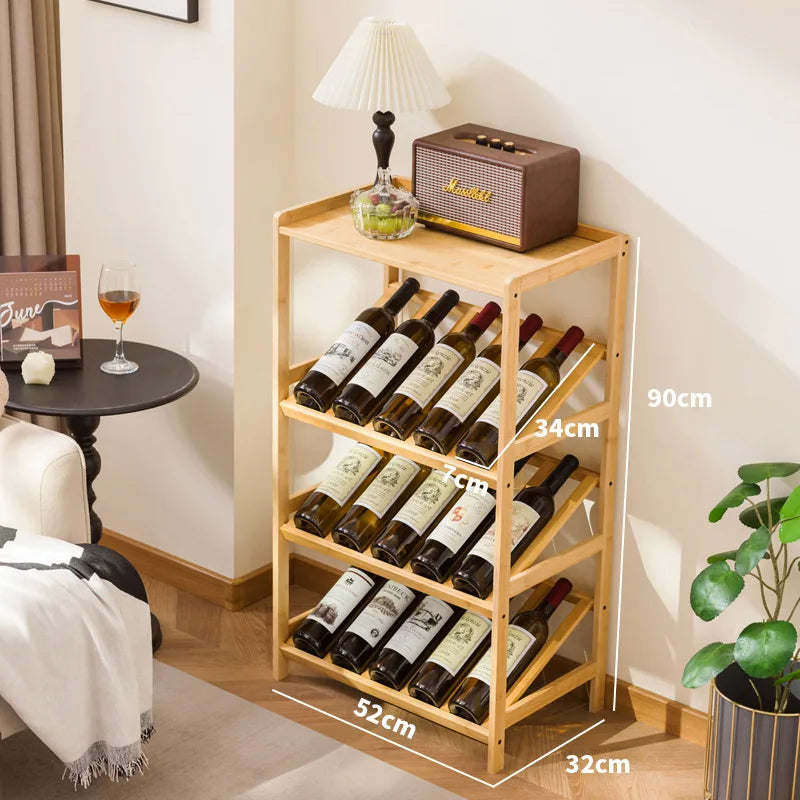 Living room wine cabinet against the wall Locker display integrated cabinet Wine display cabinet Small display cabinet Oasis Select Primary four layers