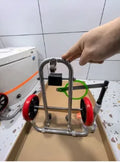 Toilet Auxiliary Installation Artifact, Positioning and Moving, Folding Portable Labor-saving Trolley, Easy Installation Oasis Select indigo