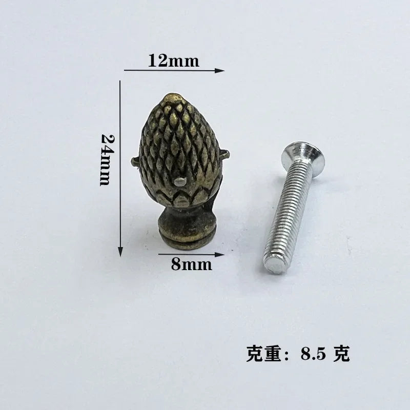 Antique Style Pull Handles Bronze Tone Retro Alloy Kitchen Drawer Cabinet Door Knobs Furniture Hardware Fittings