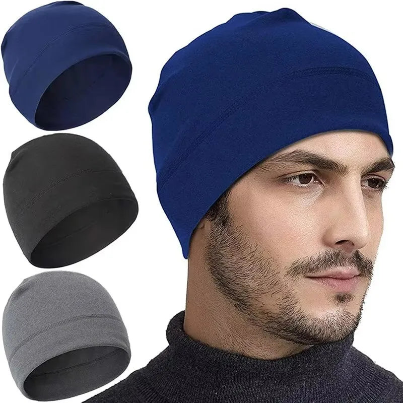 1/2pcs Warm Beanie Hat Soft Men Women Ski Cycling Skin-Friendly Anti-Static Hiking Thermal Fleece Running Windproof Oasis Select