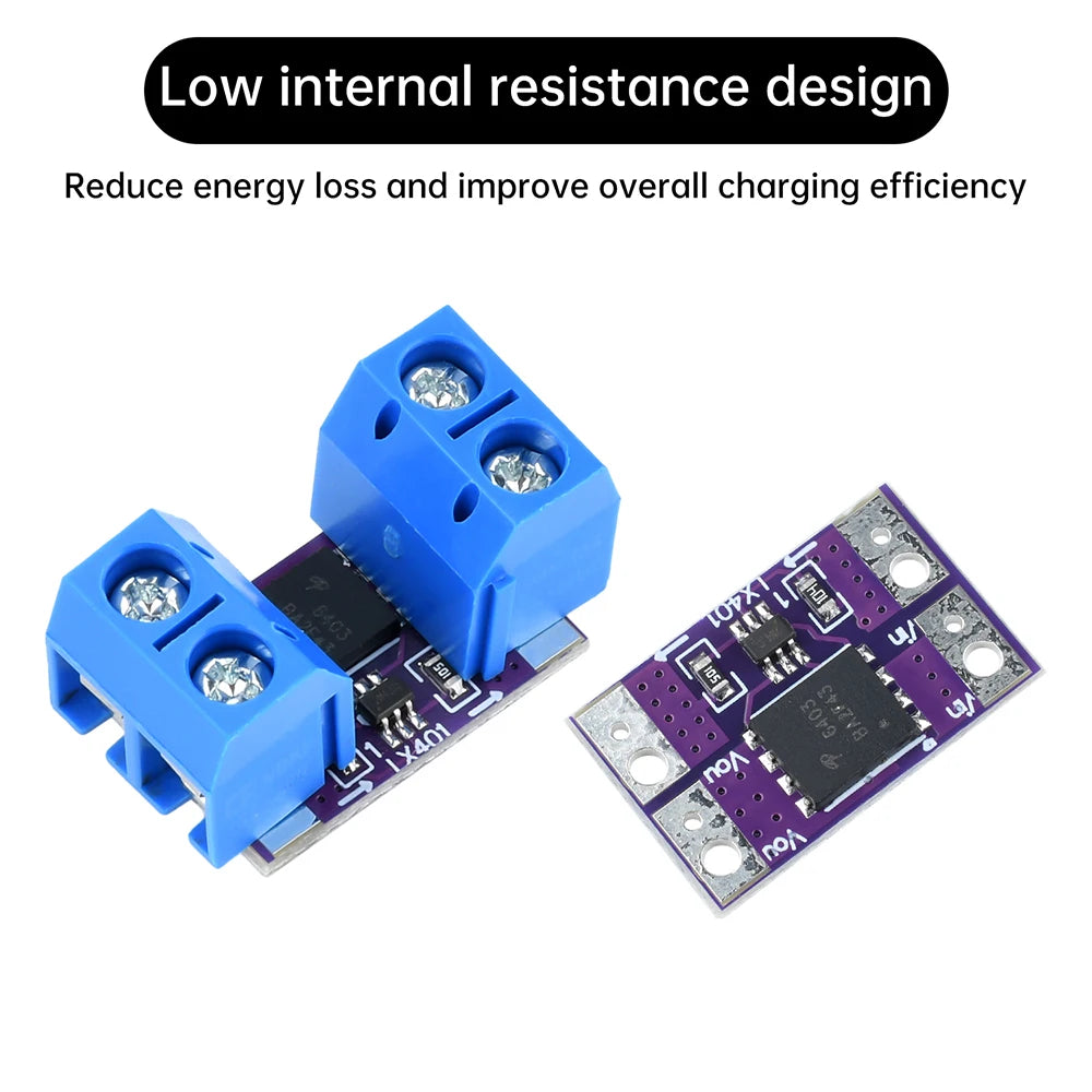 10A Ideal Diode Module Solar Charging Backflow Prevention Low Internal Resistance Analog Rectifier 3-26V Oasis Select
