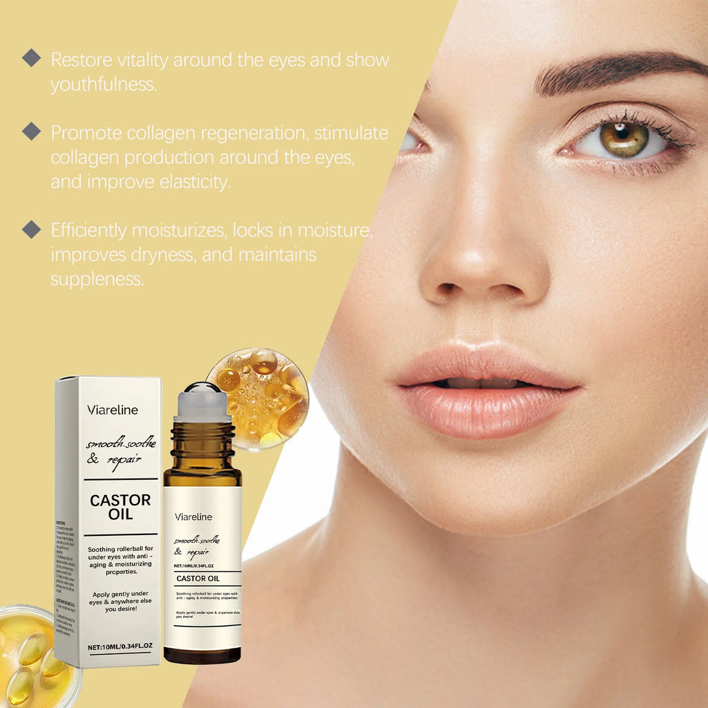 Viareline Castor Oil Eye Serum – Brighten & Firm 10ml