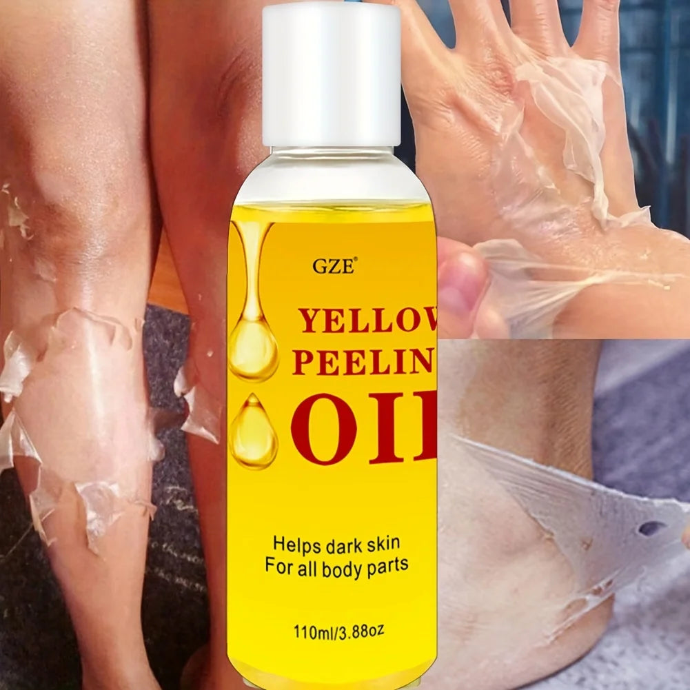 GZE Yellow Peeling Oil – Body & Face Exfoliator 110ml