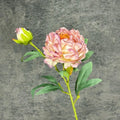 Peony Simulation Flowers, Home And Living Room Artificial Flower Decorations, Dining Table Dried Flower Bouquet Decoration Oasis Select Light Purple1