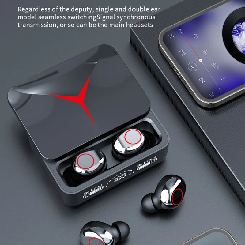 Original TWS M90 Wireless Headphones Gaming Earphone Bluetooth 5.3 Sport Earbuds with Mic Wireless Headset For iPhone Xiaomi Oasis Select