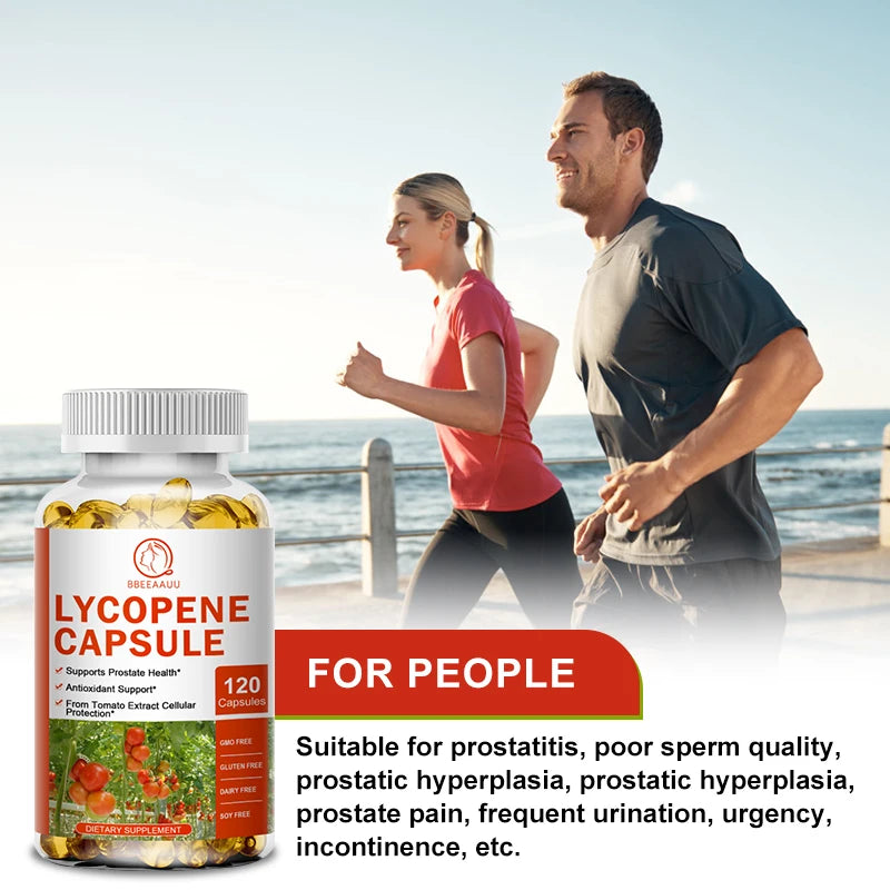 BEWORTHS Lycopene Capsules Support Prostate and Bladder Health, Alleviate Urinary Tract Pain, Male Reproductive Health Support Oasis Select