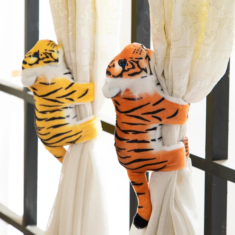 Panda Tiger Papa Ring Bracelet Plush Toy Arm Decoration Doll Curtain Rope Gift Oasis Select