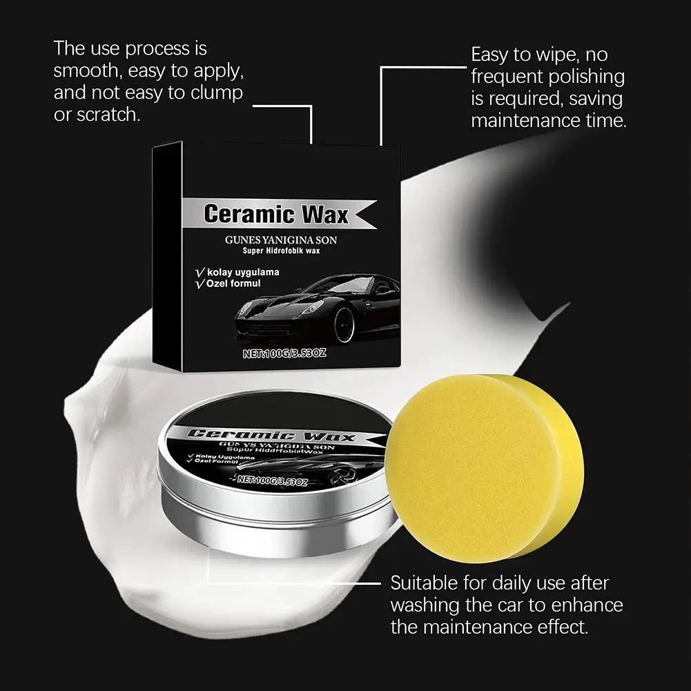 Car Scratch Repair Wax Titaniums Ceramic Wax Cream Professional Car Wax Coating Agents Quick Carwash Car Wax Car Care Products Oasis Select