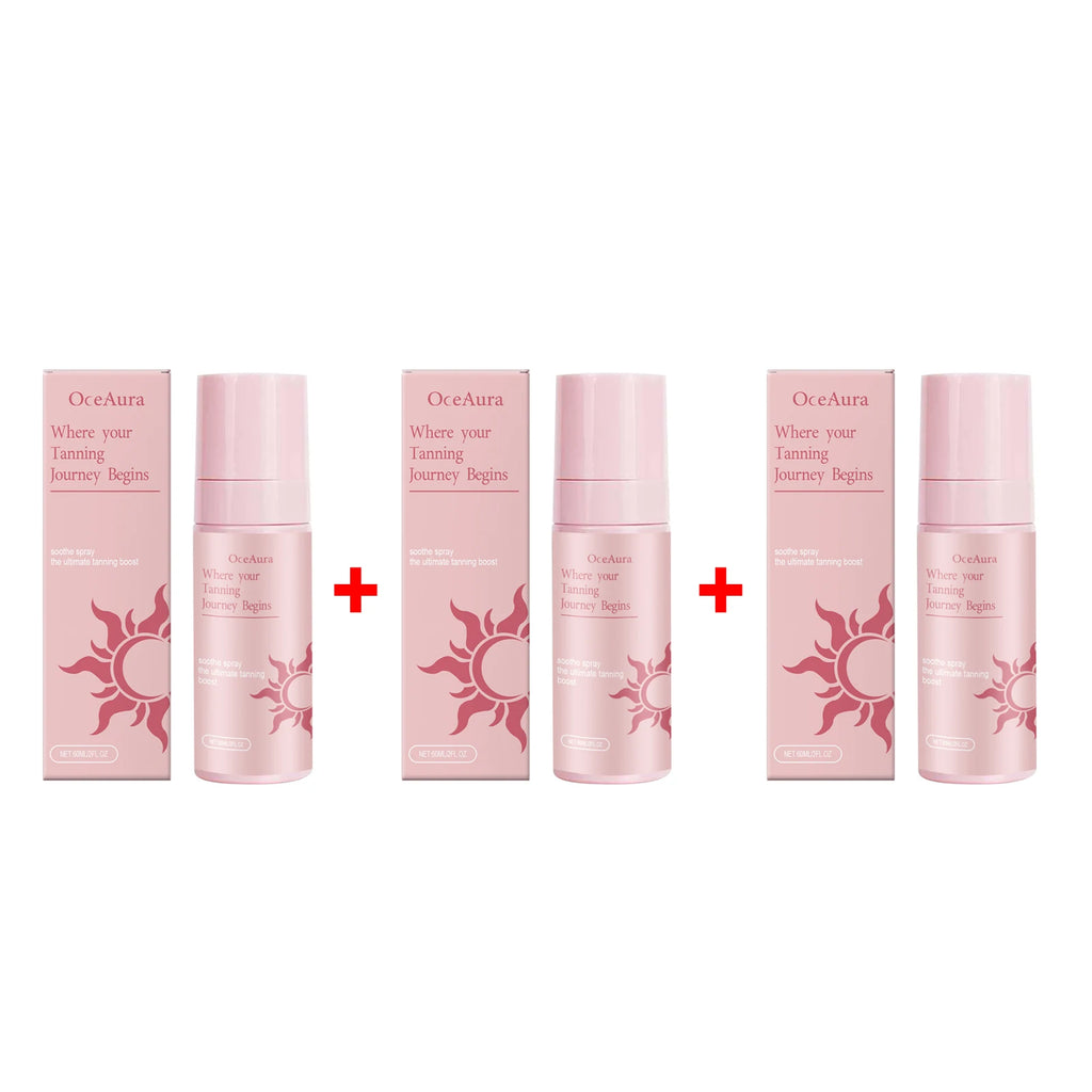 Self Tanning Spray Bronzer Wheat Skin Summer Tanner Sunbathing Aid Enhance Melanin Lasting Hydrating Tanning Intensifier Spray Oasis Select 3pcs