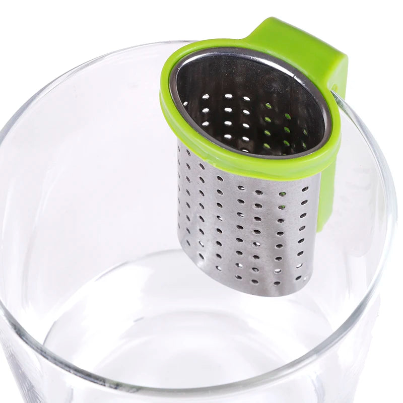 Creative Tea Filter Thickened Heat-Resistant 304 Stainless Steel Tea Strainer Teaware Filter Screen Tea Brewing Essential Oasis Select