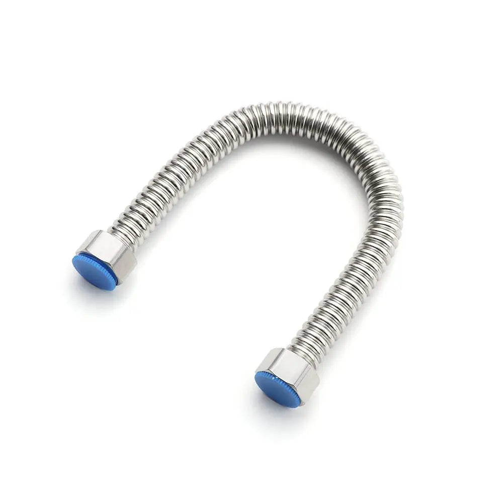 G1/2" Useful Home Durable Stainless Steel Plumbing Corrugated Pipe Hose Tube Water Heater Connector Oasis Select
