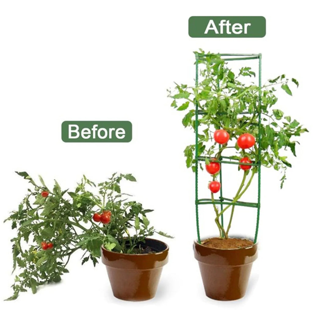 24pcs Garden Vegetable Stakes Plant Cages To Support Plant Growth Anti Overturning Tomato Cages For Vertical Climbing Of Plants Oasis Select