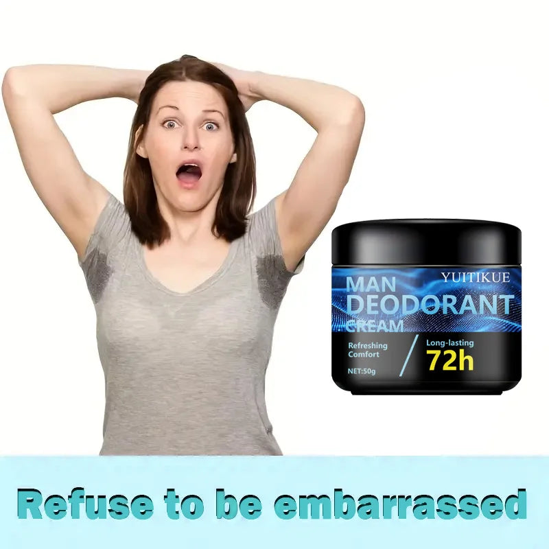 YUITIKUE Men's Deodorant Stick – 72-Hour Odor Protection