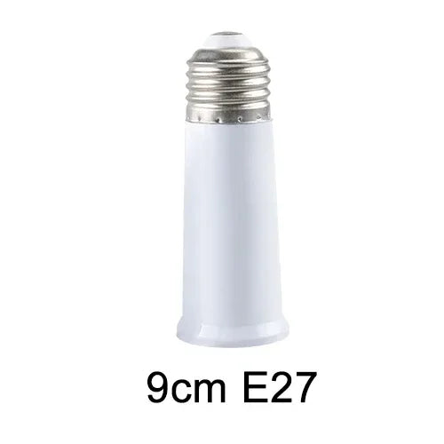 E27 to E27 Flexible Bulb Socket Extender E27 Lamp Rotating Base Lamp Holder 110V 220V Extension Converter 6/9/15/20/30/35/60cm Oasis Select 9CM E27 to E27