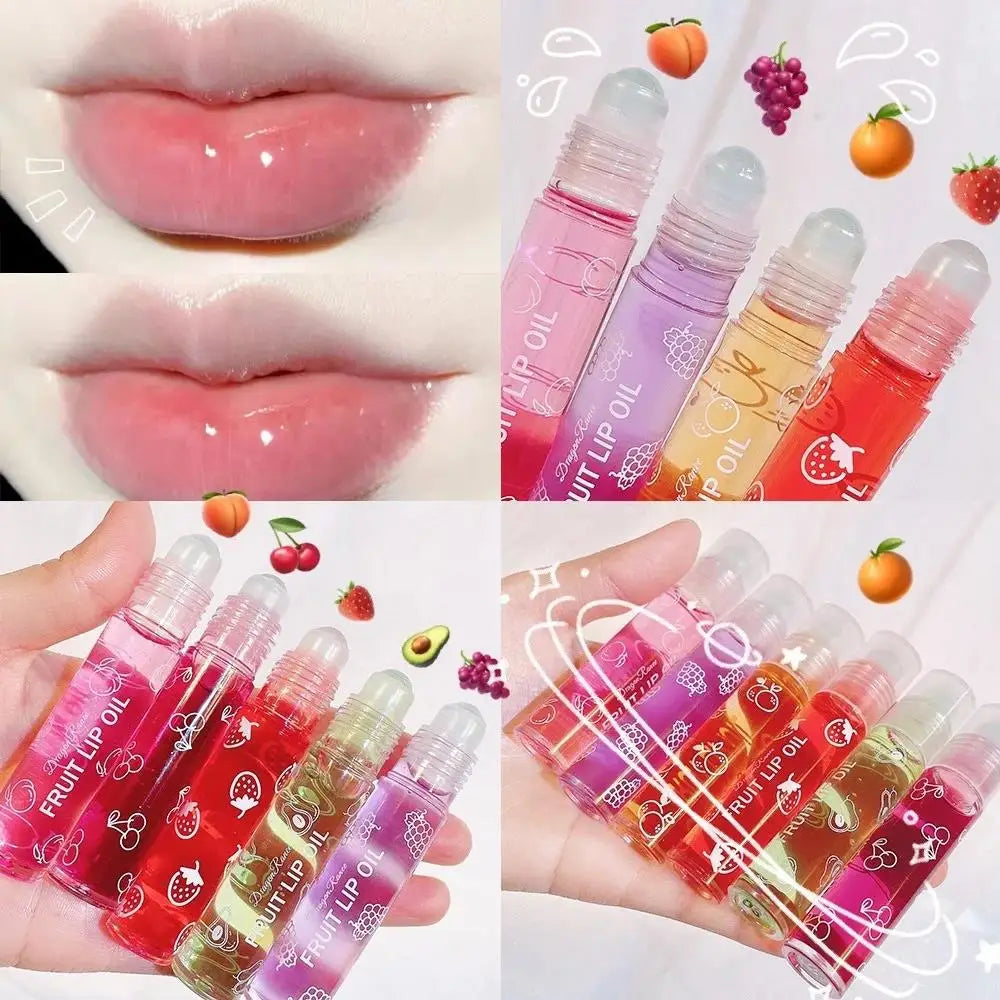 Hydrating Lip Oil Roll On Balm For Long Lasting Shine And Nourishment Smooth Soft Lips With Moisturizing Gloss Oasis Select