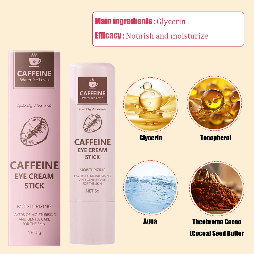 Caffeine Eye Cream Stick – Dark Circles, Bags & Fine Lines Eye Cream Stick Oasis Select