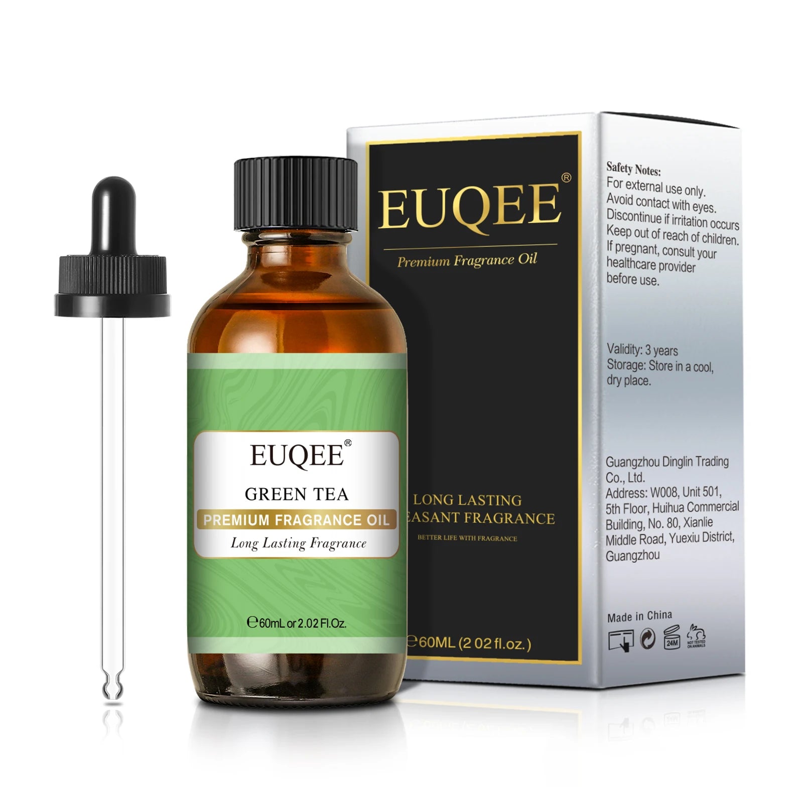 EUQEE 60ml Men's Fragrance Oil – Reed & Car Diffuser Oil