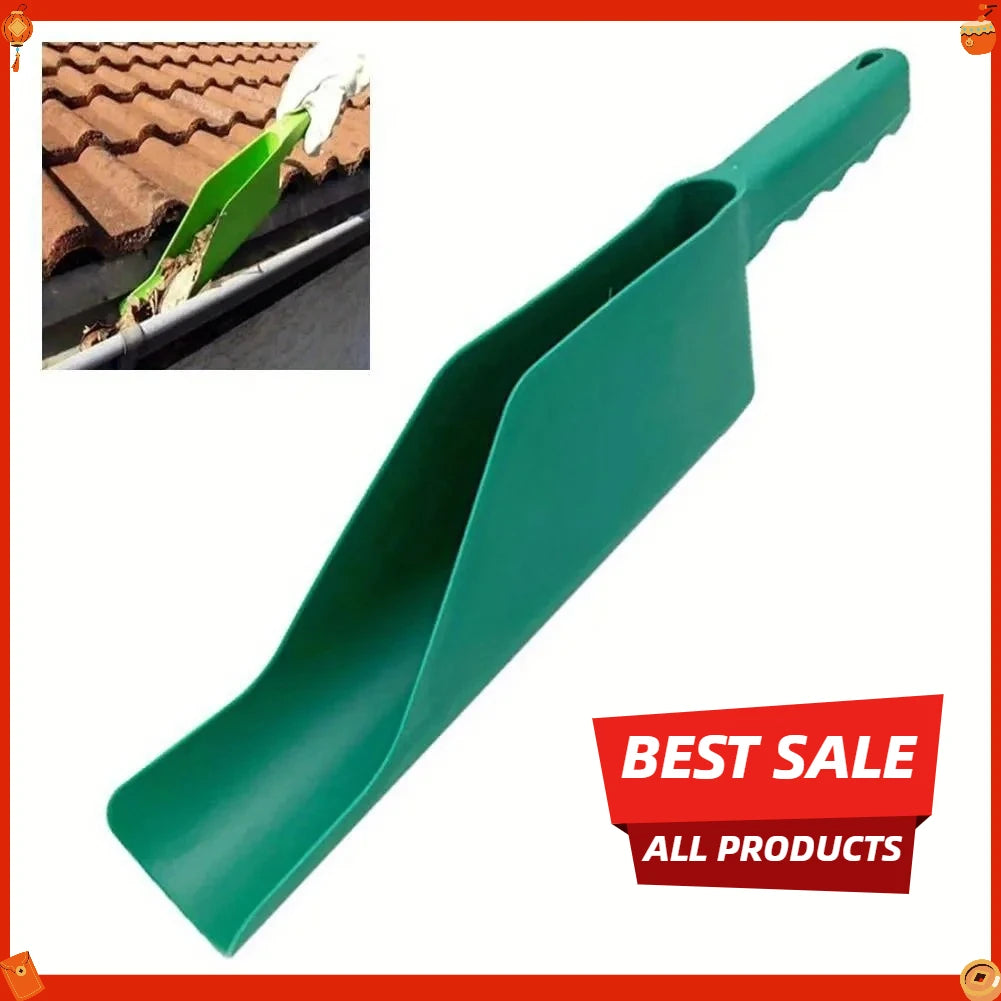 Gutter Getter Scoop Cleaning Roof Tool Flex Fit Dirt Debris Remove Multi Use Eaves Garden Leaf Gutter Spoon Shovel Supplies Oasis Select