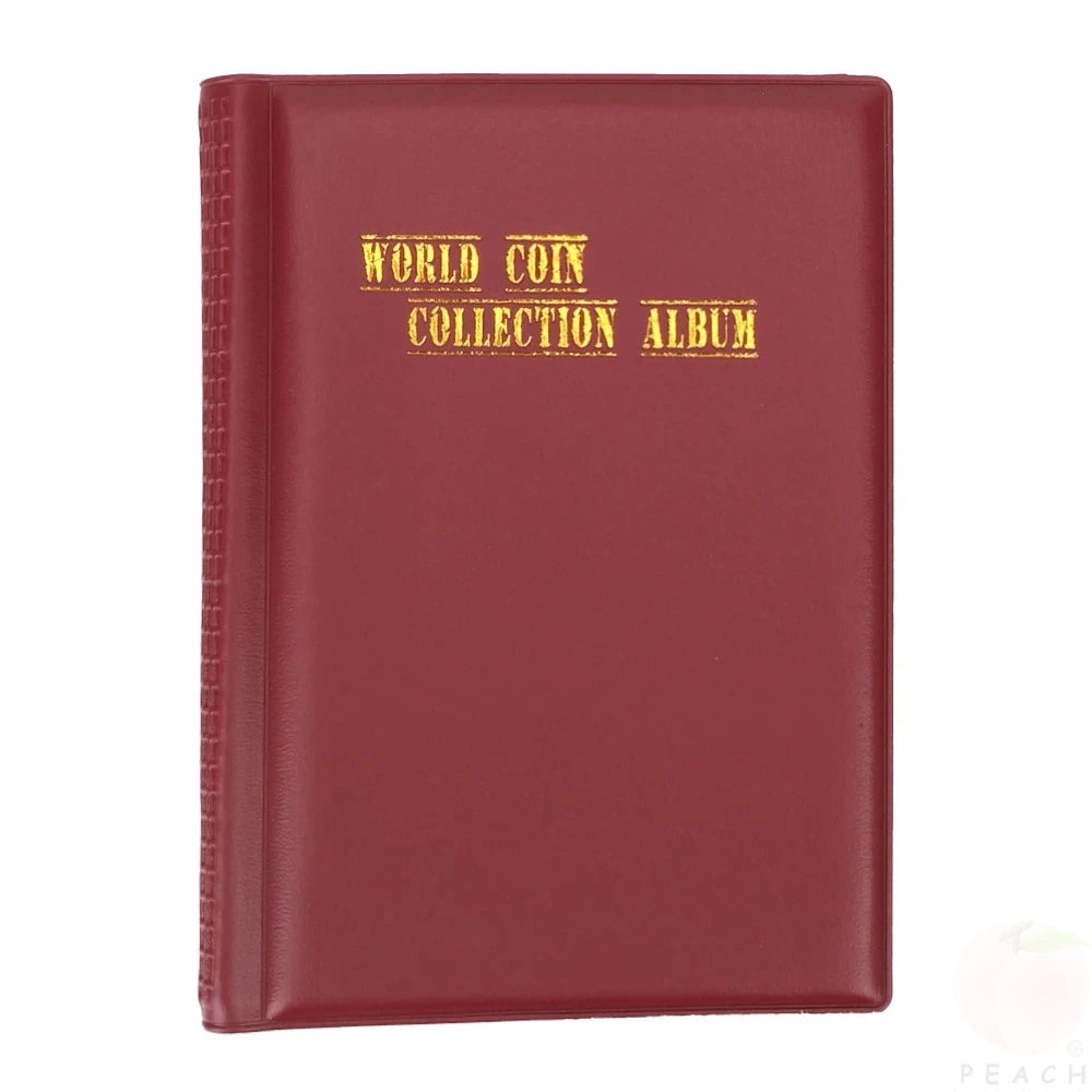 For Collector Home Decor Craft Gift Coin Album Multi-kinetic Coin Collection PVC Coins Collection Book Coin Collectors Oasis Select Red