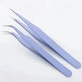2pcs Tweezers Creative Macaroon Color Clip for DIY Decroative Journal Diary Scrapbook Sticker Tool Back To School Student Supply Oasis Select Purple set