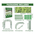 Greenhouse Plant Hoops Durable Reusable DIY Seedling Arch Shed Bracket for Garden Vegetable Grow Tunnel Support Garden Hoop