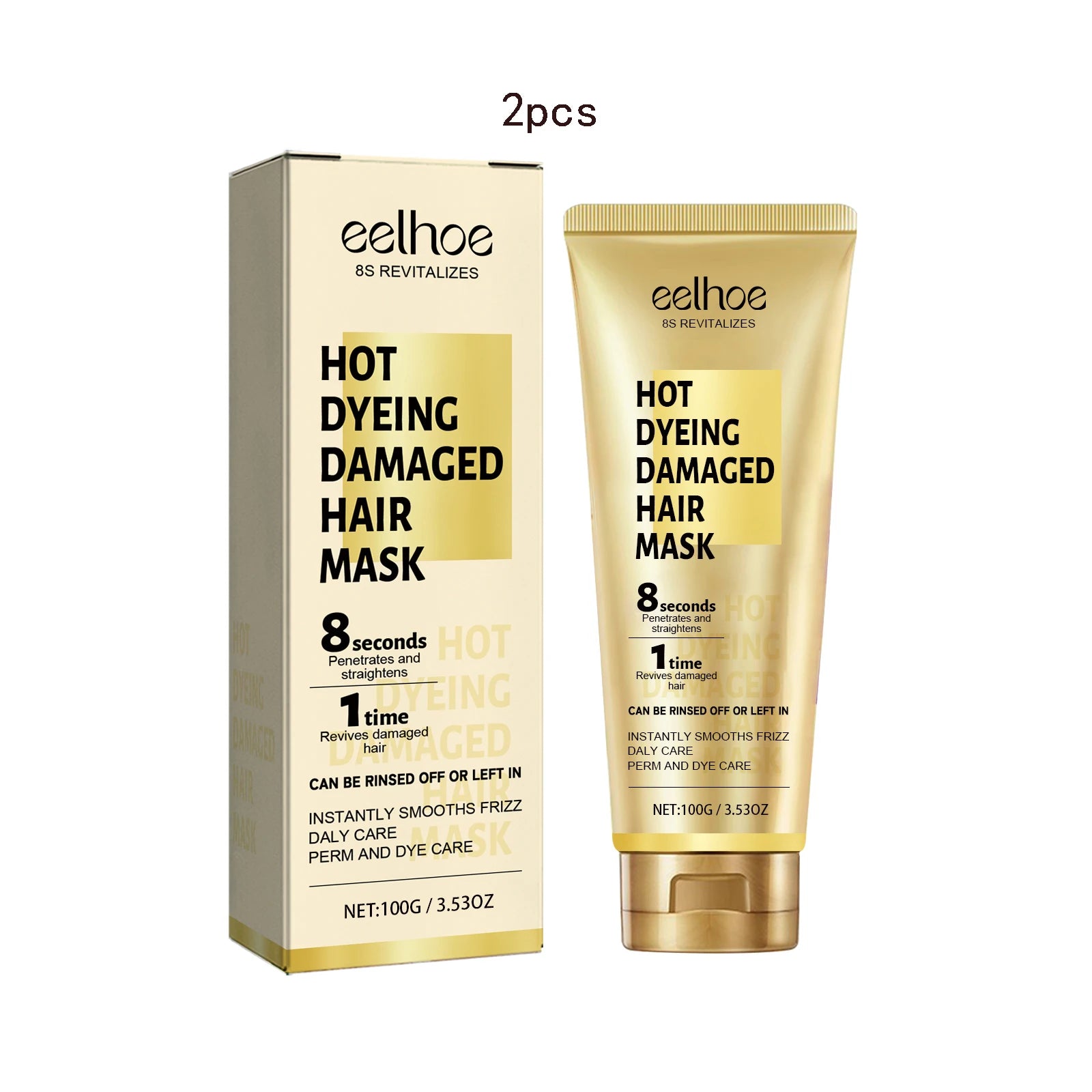 Eelhoe Keratin Hair Mask Cream – Repair Frizz & Split Ends