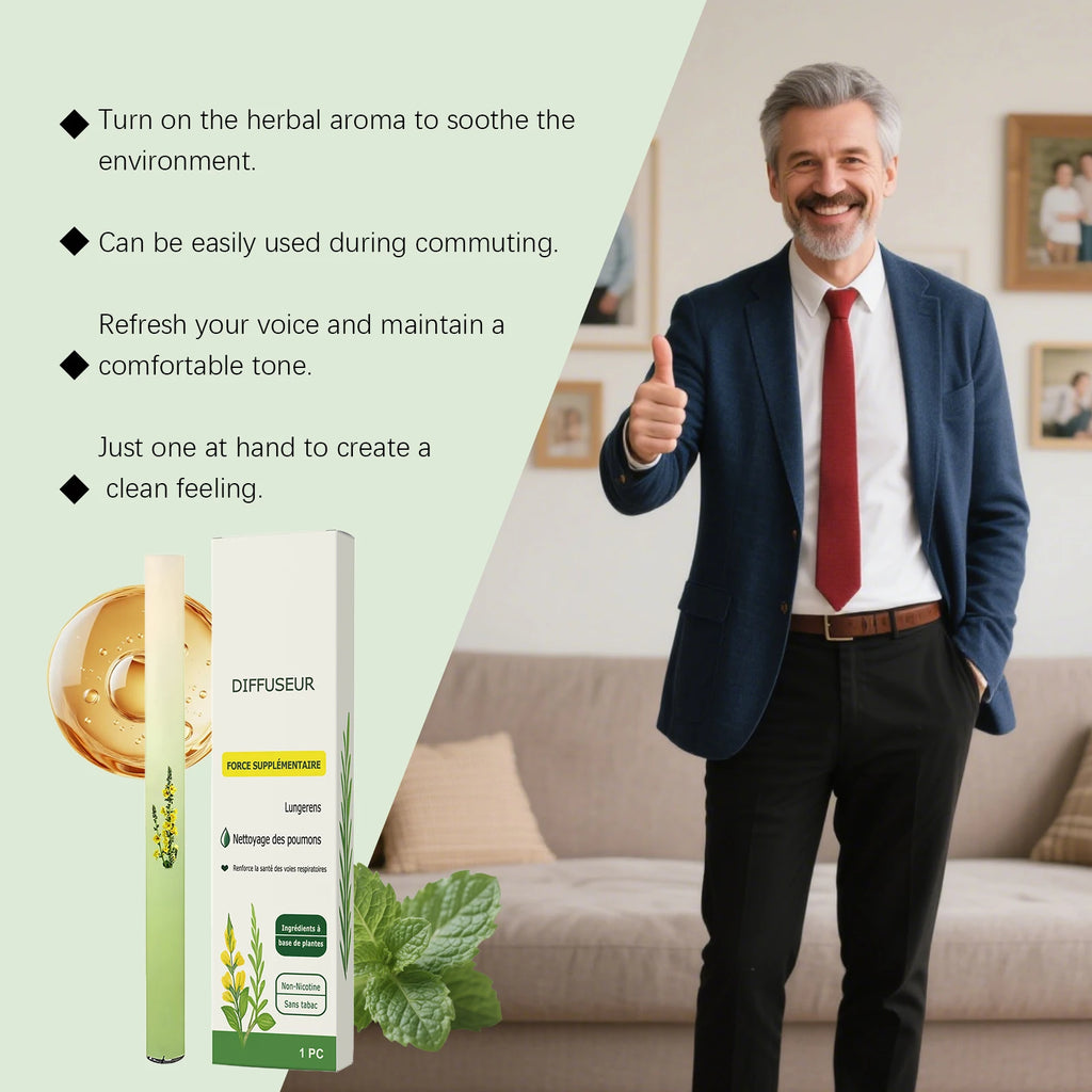 Herbal Fresh Breathing Stick Repair Nasal Cavity Soothing Respiratory Tract Relieve Respiratory Discomfort Lung Cleaning Pens Oasis Select