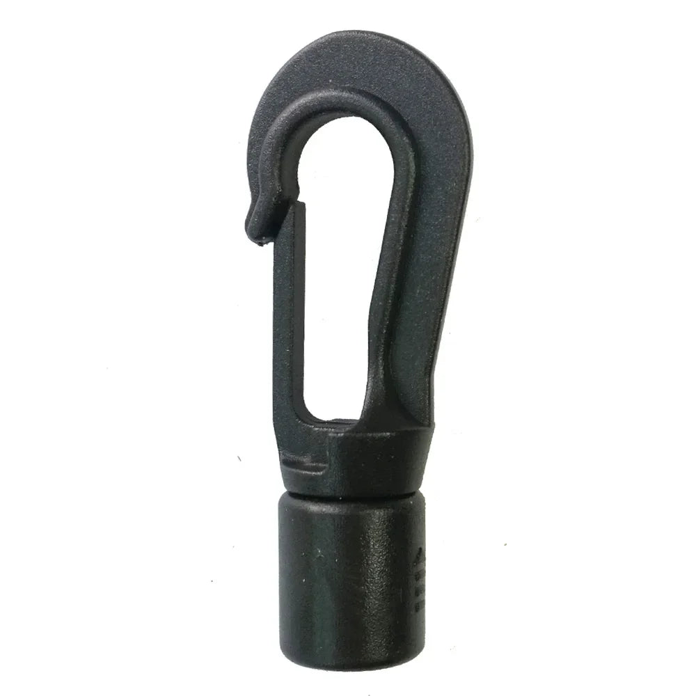 5MM 8MM 10PC 20PCS Bungee Shock cord Quick Connect hooks hanging Ends Clip for Kayak Canoe Boat Dinghy Rib DIY Elastic Cord rope Oasis Select